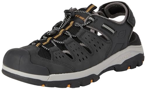 Skechers Herren Tresmen Menard Sandalen, Schwarzes Synthetisches Netz, 48.5 EU Skechers Herren Tresmen Menard Sandalen, Schwarzes Synthetisches Netz, 48.5 EU von Skechers