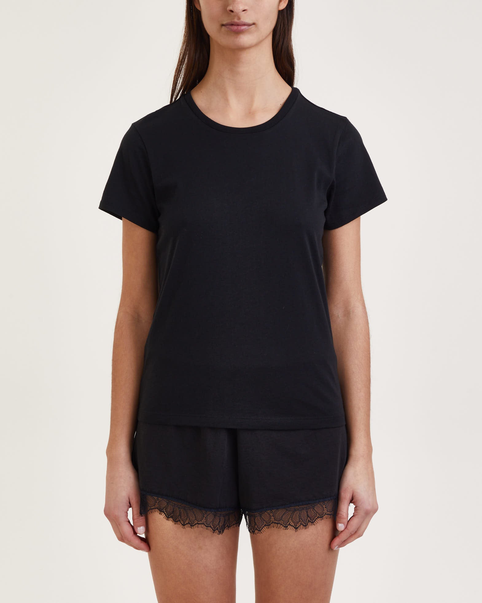 Skin T-Shirt Carly Black von Skin