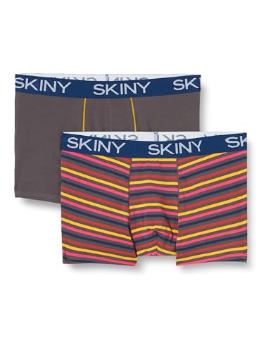 SKINY Herren Cotton Multipack 086487 Retroshorts, Spirit Stripes Selection, M (2er Pack) von Skiny