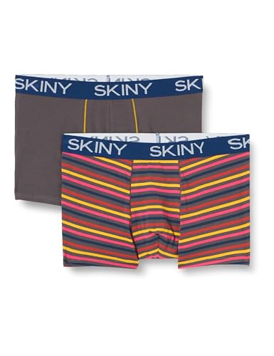 SKINY Herren Cotton Multipack 086487 Retroshorts, Spirit Stripes Selection, XL (2er Pack) von Skiny