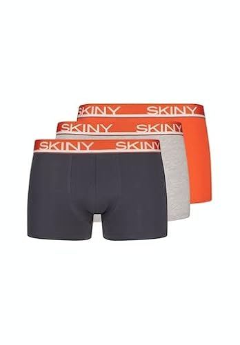 SKINY Herren Cotton Multipack 086840 Boxershorts, virtualspace Selection, XL (3er Pack) von Skiny