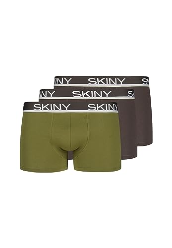 SKINY Herren Cotton Multipack 086840 Retroshorts, Mindset Selection, XL (3er Pack) von Skiny