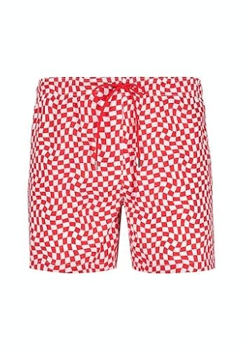 SKINY Herren Swimwear 080883 Badehose, whitered Check, XL von Skiny