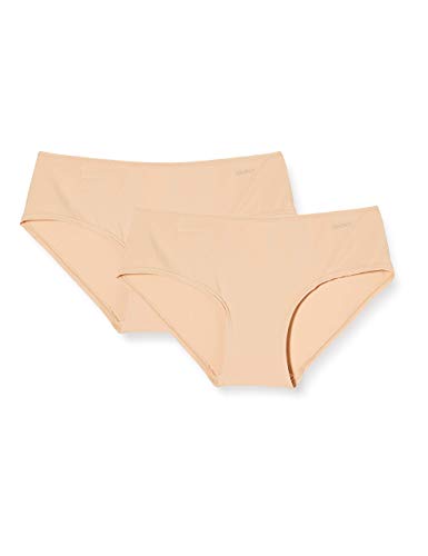 Skiny Damen Advantage Micro Panty 2er Pack Panties, Beige (Beige 2409), (Herstellergröße: 38) von Skiny