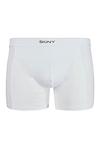 Skiny Herren Pant Long Leg Unterwäsche, White, M von Skiny
