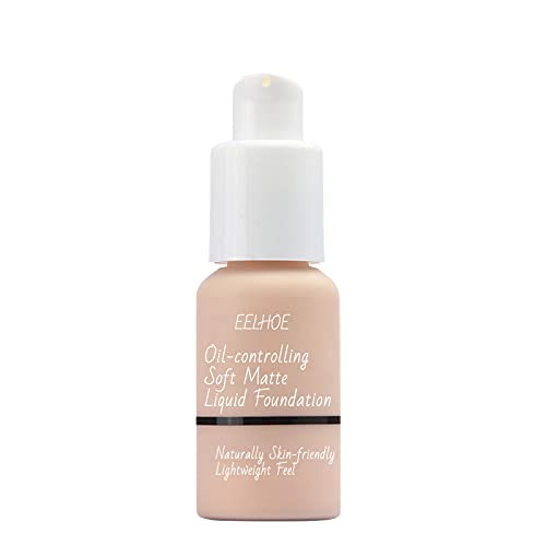 Highlighting Full Foundation Control 30 ml Gesichtsabdeckung Flüssigöl für Frauen Concealer Soft Concealer Augenringe in Beauty (PORCELAIN WHITE, One Size) von SkotO