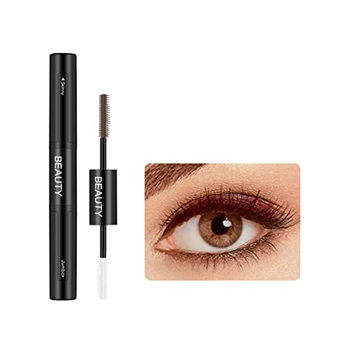 Silk Mascara Head 4d Thick Extensions Makeup Curly.2ml Wimpern Double Mascara Wimpern Wimpern lang Rose Mascara (C, One Size) von SkotO