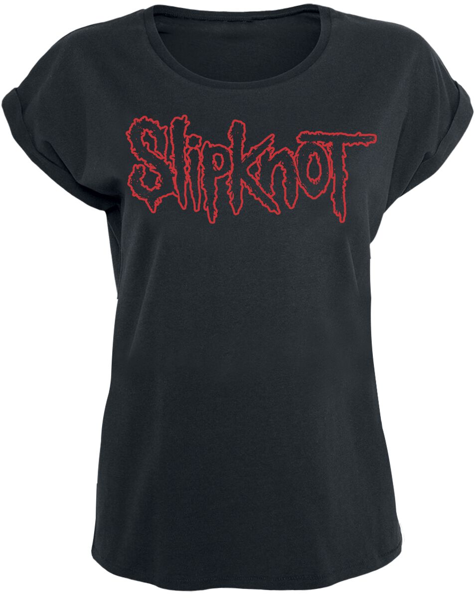 Slipknot Logo T-Shirt schwarz in L von Slipknot