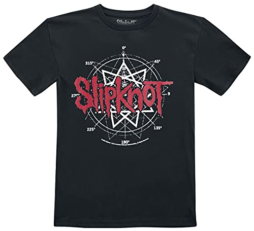 Slipknot Metal-Kids - Star Symbol Unisex T-Shirt schwarz 128 von Slipknot