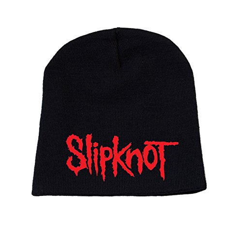 Slipknot Mütze Beanie Cap Classic Distressed Band Logo offiziell Nue Schwarz One Size von Slipknot