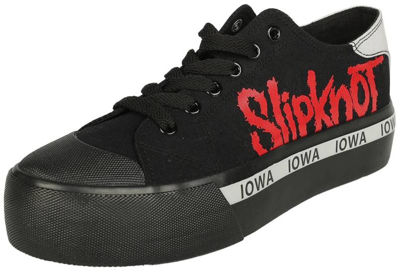 Slipknot Sneaker - EMP Signature Collection - EU37 bis EU41 - für Damen - Größe EU38 - schwarz/grau  - EMP exklusives Merchandise! von Slipknot