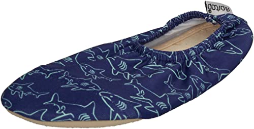 Slipstop Kinder Hausschuhe Badeschuhe BULLSHARK - Navy, Größe:24/26 EU von Slipstop