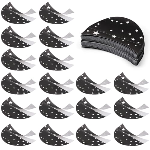 100 Stück Lidschatten Pads Patches Augen Protector Pads Lidschattenschild Lidschatten Schablonen Make Up Anwendungs Werkzeug zur Verhinderung von Tönung Lippen Make-up Rückstand von Sliverdew