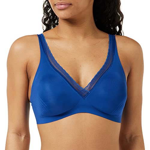 sloggi Damen Body Adapt Twist T-Shirt Bra Gepolsterter BH, Blue Sapphire, XS Plus von Sloggi