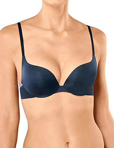 Sloggi Damen Push-Up BH Wow Breeze WHU, Blau (Quiet Night 00dc), Gr. 75B von Sloggi