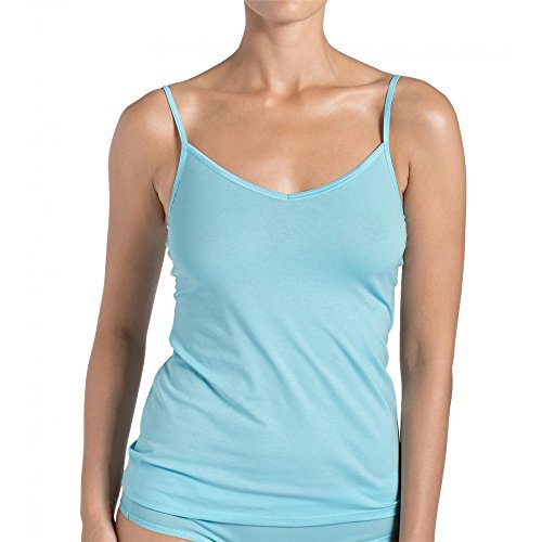 Sloggi Damen Unterhemd EverNew SH01 , L, Türkis (CAPRI BLUE 4R) von Sloggi