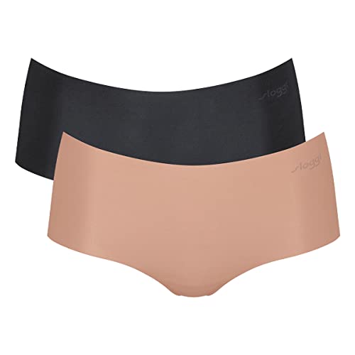 sloggi Damen Zero Microfibre 2.0 C2P Short, Brown-Dark Combination, S von Sloggi