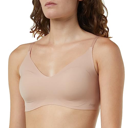 sloggi Damen Zero Microfibre 2.0 H Bralette Top, Cameo Brown, M von Sloggi