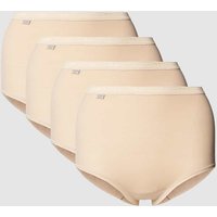 Sloggi Pants mit Spitze im 4er-Pack in Beige, Größe 40 von Sloggi