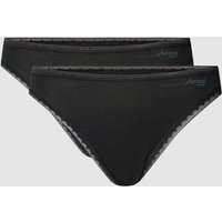 Sloggi Slip mit Label-Detail im 2er-Pack in Black, Größe XL von Sloggi