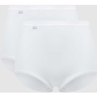 Sloggi Slip mit Stretch-Anteil im 2er-Pack Modell 'Maxi' in Weiss, Größe 48 von Sloggi