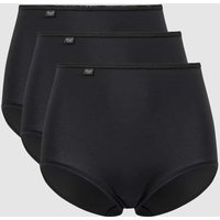 Sloggi Slip mit Stretch-Anteil im 3er-Pack Modell 'Maxi' in Black, Größe 38 von Sloggi