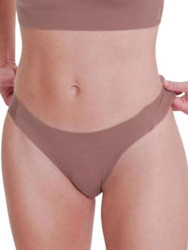 Sloggi Women's Zero Feel 2.0 High Leg Underwear, Cacao, S von Sloggi