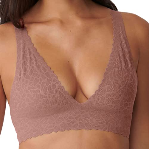 sloggi Damen Zero Feel Lace 2.0 Top Bustier, Cacao, S von Sloggi