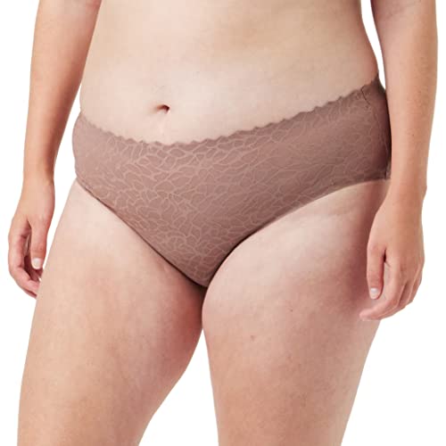 sloggi Damen Zero Feel Lace 2.0 Hipster Slip, Cacao, S von Sloggi