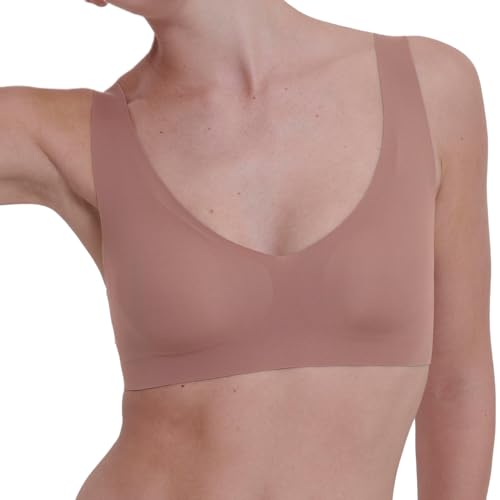 sloggi Damen Zero Feel 2.0 Bralette, Cacao, M von Sloggi