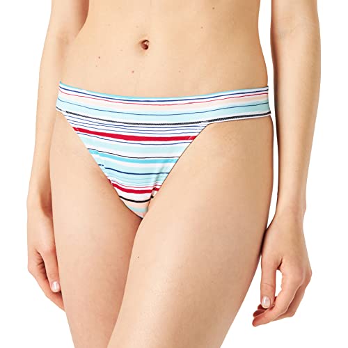 sloggi shore Damen Candy Basslet Tanga Bikini-Unterteile, Blue - Light Combination, L von Sloggi