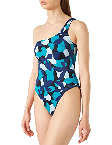 sloggi shore Damen Flower Horn One Piece Badeanzug , Blue - Dark Combination, XS von Sloggi