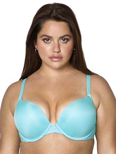 Smart & Sexy Damen Fügen Sie 2 Cup-Größen, Maximales Dekolleté Bügel BHS für Frauen Push-Up-BH, Blickdicht, aquamarin, 85A von Smart & Sexy