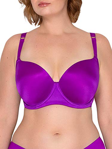 Smart & Sexy Damen Perfect Demi Bra T-Shirt BH, Fierce Violet (Satin), 90B von Smart & Sexy