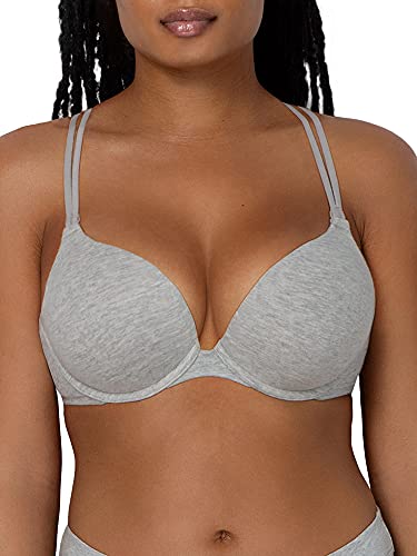 Smart & Sexy Damen Perfekter Push-up BH, Hellgrau (Light Grey Heather), 80A von Smart & Sexy