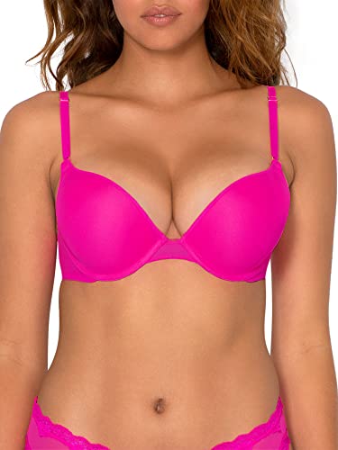 Smart & Sexy Damen Sa276 Push-Up-BH, Pinkes Netz, 85B von Smart & Sexy