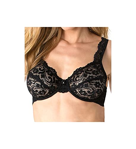 Smart & Sexy Damen Signature Lace Ungefütterter Bügel BH, schwarzer Farbton, 100E von Smart & Sexy