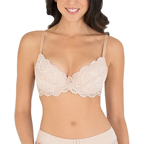 Smart & Sexy Damen Smart and Sexy Women's Signature Lace Unlined Underwire Bra BH, In The Buff, 75C von Smart & Sexy