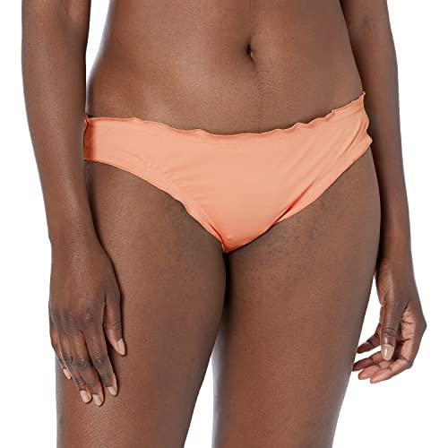 Smart & Sexy Damen Swim Secret Side Ruched Bikini Bottom Bikinihose, Peach Luster, XL von Smart & Sexy