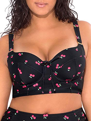 Smart & Sexy Damen Vollbrustes, stützendes Oberteil mit Bügel Bikini, Sweet Cherry, 90E von Smart & Sexy