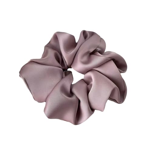 Smbcgdm Haarschmuck aus Stoff, elastisch, vielseitig, einfarbig, für Damen und Mädchen, dehnbare Krawatten, Rosa, Violett von Smbcgdm