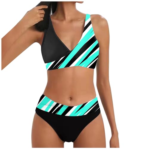 Damen Bikini Set Ohne Bügel Bikini Damen Zweiteiler Damen Bikini Bikini Damen Set Sexy Durchsichtig Zweiteiler Sommer Damen Bikini Damen Set Damen Zweiteiliger Badeanzüge V von Snakell