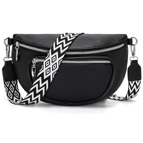 Snmoec bauchtasche damen schwarz umhängetasche damen mittelgroß crossbody bag Passende Handytasche schöne bauchtasche handtasche mittelgroß Snmoec bauchtasche damen schwarz umhängetasche damen mittelgroß crossbody bag Passende Handytasche schöne bauchtasche handtasche mittelgroß von Snmoec