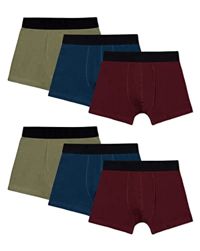 Snocks Boxershorts Herren Ohne Logo aus Bio-Baumwolle (6er Pack) - Atmungsaktiv und Ideal für Sport und Alltag - Kein juckendes Etikett - Unterhosen Herren - Gr.3XL, Farbe Mix (Navy/Rot/Olivine) Snocks Boxershorts Herren Ohne Logo aus Bio-Baumwolle (6er Pack) - Atmungsaktiv und Ideal für Sport und Alltag - Kein juckendes Etikett - Unterhosen Herren - Gr.3XL, Farbe Mix (Navy/Rot/Olivine) von Snocks