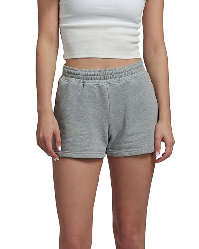 Snocks Kurze Hose Damen: gr. M - Grau - Ideale Damen Shorts für Sport und Entspannung - Kurze Sporthose Damen, Sport Shorts Damen, Sporthose Damen Kurz und Kurze Hosen Damen Sommer von Snocks