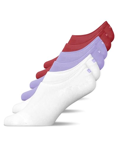 Snocks Männer & Frauen Sneaker Socken 6er Set Gr. 47-50 I Füßlinge passend für alle Schuhe I Dünne Socken auch für Hausschuhe geeignet I Egal ob für die Arbeit, Zuhause oder Gym I Mix 17 von Snocks