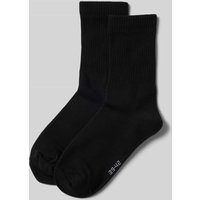 Snocks Socken mit elastischem Rippenbündchen im 2er-Pack in Black, Größe 39-42 Snocks Socken mit elastischem Rippenbündchen im 2er-Pack in Black, Größe 39-42 von Snocks