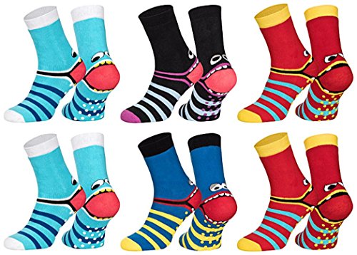 Superweiche ABS-Socken für Kinder, Vollfrottee, Stopper-Socken mit bunten Ringen. - 27-30 Superweiche ABS-Socken für Kinder, Vollfrottee, Stopper-Socken mit bunten Ringen. - 27-30 von Sockenversandhandel