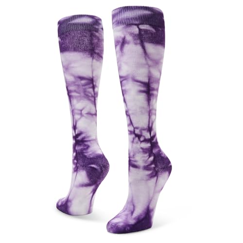 Sof Sole All Sport Over-the-Wadenstrümpfe für Damen, 2 Paar, Damen, Neon Purple Tie Dye, Women's 5-10 von Sof Sole