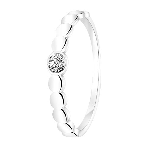 Sofia Milani - Damen Ring 925 Silber - mit Zirkonia Stein - Kreis Ring - 10091-60 (19.1) von Sofia Milani